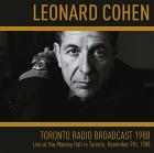 Toronto Radio Broadcast 1988  di Leonard Cohen - CD