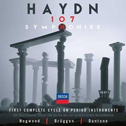 107 Symphonies. Complete Cycle On Period Instruments (Bruggen) di Haydn Franz Joseph (1732-1809) - LP