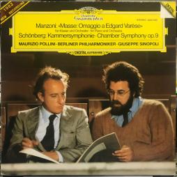 Masse: Omaggio A Edgard Varese - (Schonberg) Kammersymphonie (Pollini, Sinopoli) di Manzoni Giacomo (1932) - LP