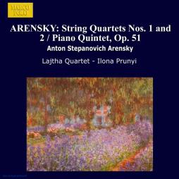 String Quartets 1-2 - Piano Quintet di Arensky Anton Stepanovich (1861-1906) - LP