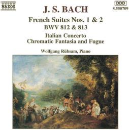 Suites Francesi 1, 2 (BWV 812, 813) di Bach Johann Sebastian (1685-1750) - CD