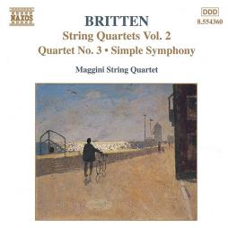 Simple Symphony - Quartettino - Alla Marcia - String Quartett 3 di Britten Benjamin (1913-1976) - CD