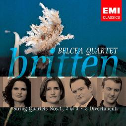 String Quartets 1-3 - Divertimenti  di Britten Benjamin (1913-1976) - CD