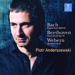 Suite Inglese BWV 811 (Bach) - Piano Sonata Op. 110 (Beethoven) - Variazioni Op. 27 (Webern) di Anderszewski Piotr (pianoforte) - LP