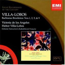 Bachianas Brasileiras 1, 2, 5, 9 di Villa-Lobos Heitor (1887-1959) - CD
