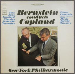 Two Jazz Pieces Inspired By The Twenties - Piano Concerto - Music For The Theatre (Bernstein) di Copland Aaron (1900-1990) - LP