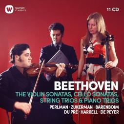 Sonate Per Violino (complete), Sonate Per Violoncello (complete), Trii Per Archi (completi), Trii Per Pianoforte (completi) (Perlman, Zukerman, Barenboim, Du Pré) di Beethoven Ludwig Van (1770-1827) - CD Sonate Per Violino (complete), Sonate Per Violoncello (complete), Trii Per Archi (completi), Trii Per Pianoforte (completi) (Perlman, Zukerman, Barenboim, Du Pré) di Beethoven Ludwig Van (1770-1827) - CD
