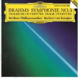 Sinfonia 3 (Karajan) di Brahms Johannes (1833-1897) - CD