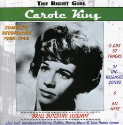 Right Girl: Complete Recordings 1958 - 1966 - Brill Building Legends di Carole King - CD