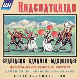 Spartacus (suite) - Gayaneh (suite) - Masquerade (suite) (Tjeknavorian) di Khachaturian Aram (1903-1978) - CD