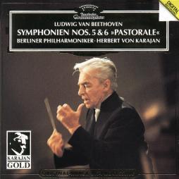 Sinfonie 5-6 (Karajan) di Beethoven Ludwig Van (1770-1827) - CD