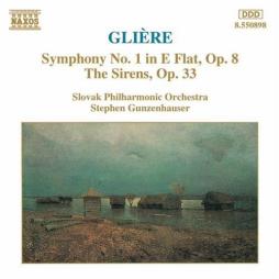 Symphony N. 1, Op. 8/ The Sirens, Op. 33 di Glière Reinhold - CD