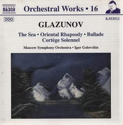 Fantasy: The Sea/ Oriental Rhapsody/ Ballade/ Cortège Solennel di Glazunov Alexander Konstantinovich (1865 - 1936) - CD