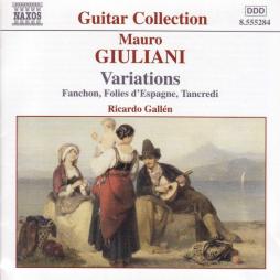 Guitar Music Vol. 1: Variations di Giuliani Mauro (1781 - 1829) - CD