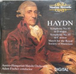 Sinfonie N. 93 & 95/ March Of The Royal Philharmonic Society (Fischer) di Haydn Franz Joseph (1732-1809) - CD