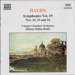 Sinfonie N. 32, 33 & 34 (Muller-Bruhl) di Haydn Franz Joseph (1732-1809) - CD
