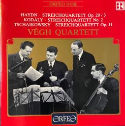 Quartetti D'Archi: Haydn - Kodaly - Tschaikowsky di Végh Quartet - CD