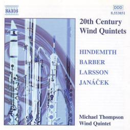 Hindemith/ Barber/ Larsson/ Janacek di Hindemith Paul (1895-1963) - CD