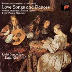 Love Songs And Dances di Adriaennsen Emanuel (1554-1604) - CD