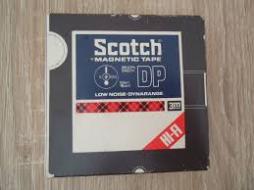 Scotch Magnetic Tape Dp 540 M. di Bobine Magnetiche Per Registratori A Nastro - bobina