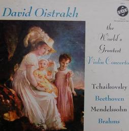 David Oistrakh Plays The World's Greatest Violin Concertos (Tchaikovsky, Beethoven, Mendelssohn, Brahms) di Oistrakh David (violino) - LP
