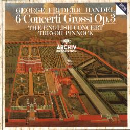 Concerti Grossi Opus 6 (Pinnock) di Handel George Frideric (1685-1759) - CD