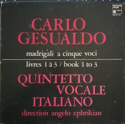 Madrigali A Cinque Voci. Libri 1-3 (Quintetto Vocale Italiano) di Gesualdo Carlo (1561 - 1613) - CD