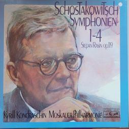 Sinfonie 1-4 (Kondrashin) di Shostakovich Dmitri (1906-1975) - LP