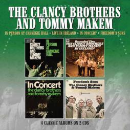 In Person At Carnegie Hall + Live In Ireland + In Concert + Freedom's Sons di Clancy Brothers & Tommy Makem - CD