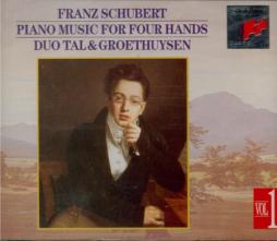 PIANO MUSIC FOR FOUR HANDS VOL. 1 2CD  di Schubert Franz (1797-1828) - CD