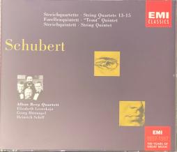 STRING QUARTETS 13-15 TROUT QUINTET  STRING QUINTET 4CD di Schubert Franz (1797-1828) - CD