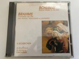 STABAT MATER IN FA MIN BRAHMS CONCERTO OP.102 SCHERCHEN A. GRUMIAUX A. JANIGRO P. MONTEUX di Schubert Franz (1797-1828) - CD STABAT MATER IN FA MIN BRAHMS CONCERTO OP.102 SCHERCHEN A. GRUMIAUX A. JANIGRO P. MONTEUX di Schubert Franz (1797-1828) - CD