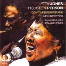 Don't Misunderstand: Live In New York di Etta Jones - CD