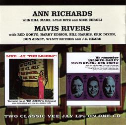 Live At The Losers / We Remember Mildred Bailey di Ann Richards / Mavis Rivers - CD