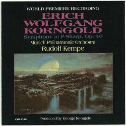 Symphony In F-Sharp, Op. 40 di Erich Wolfgang Korngold - CD