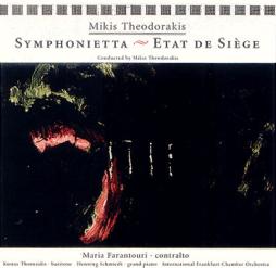Symphonietta - Etat De Siege di Mikis Theodorakis - CD