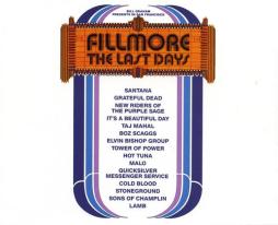 Fillmore: The Last Days di Various - CD