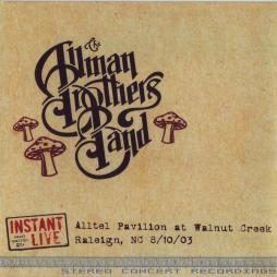 Alltel Pavilion At Walnut Creek Raleigh, NC 8/10/03 di Allman Brothers Band - CD