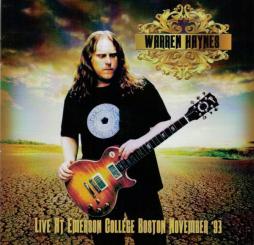 Live At Emerson College Boston November '93 di Warren Haynes - CD