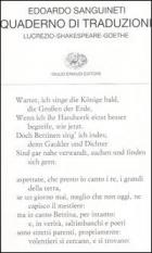 Quaderno Di Traduzioni  di Sanguineti Edoardo - Libro