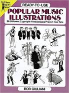 Popular Music Illustrations  di Giuliani Bob - Dover - libri