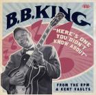 Here's One You Didn't Know About di B.B. King - CD