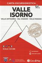 Carta Escursionistica Valle Isorno  di Aa.vv. - libri