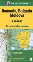 Romania. Bulgaria. Moldavia 1:800.000. Carta Stradale E Turistica  di 2019 - libri