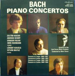 Bach Piano Concertos (BWV 1057; 1063; 1064; 1065) di Bach Johann Sebastian (1685-1750) - LP