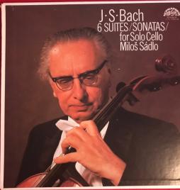 6 Suites Per Violoncello - Sonate Per Violoncello (Milos Sadlo) di Bach Johann Sebastian (1685-1750) - LP