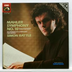 Sinfonia 10 (Rattle; Bournemouth Symphony Orchestra) di Mahler Gustav (1860-1911) - LP