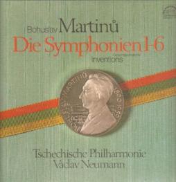 Die Symphonien 1-6 di Martinu Bohuslav (1890-1959) - CD