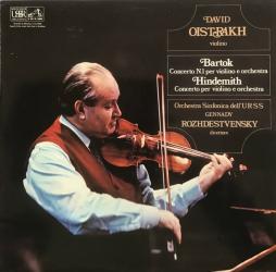 Bartok, Concerto 1 Per Violino E Orchestra - Hindemith, Concerto Per Violino E Orchestra di Oistrakh David (violino) - LP