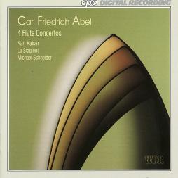 4 Flute Concertos di Abel Carl Friedrich (1723-1787) - CD 4 Flute Concertos di Abel Carl Friedrich (1723-1787) - CD